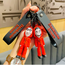 Silicone Keychain "Banknote House"